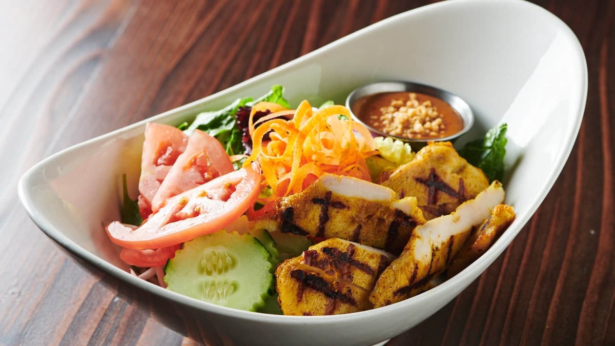 Chicken Satay Salad