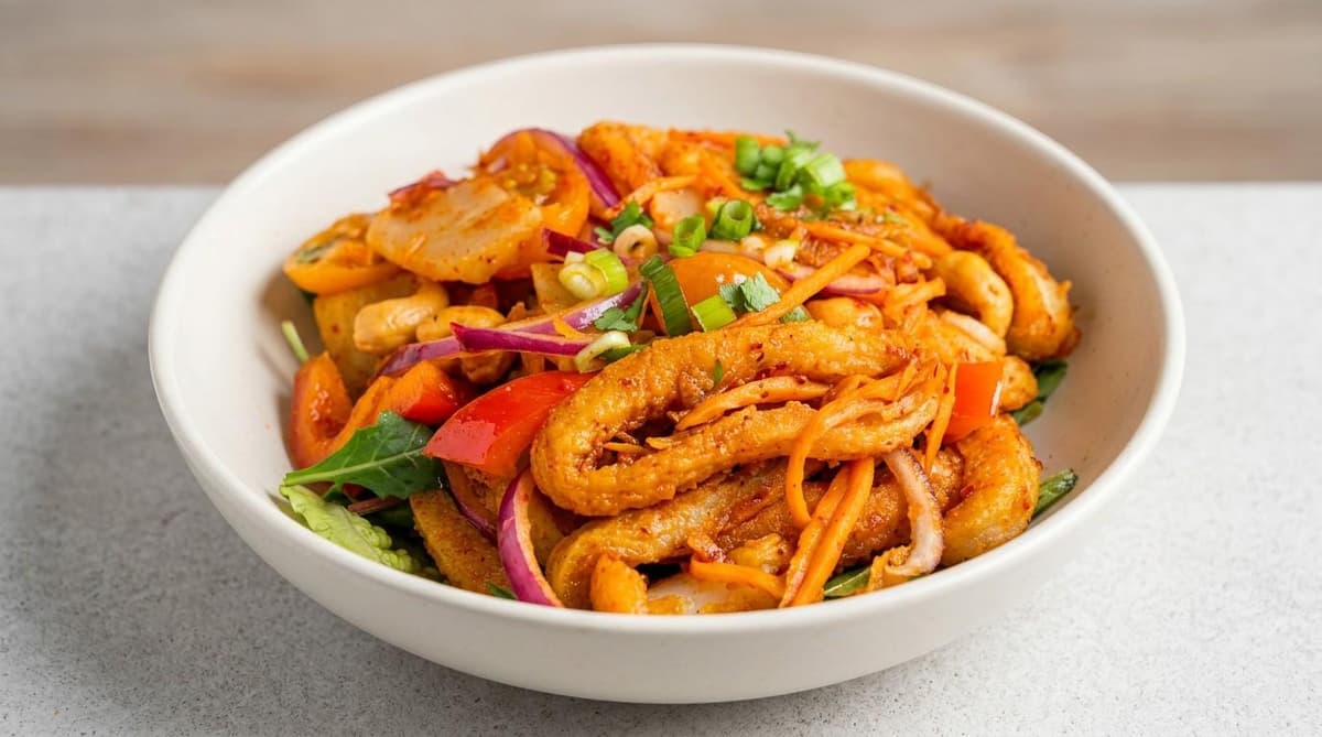 Crispy Calamari Salad